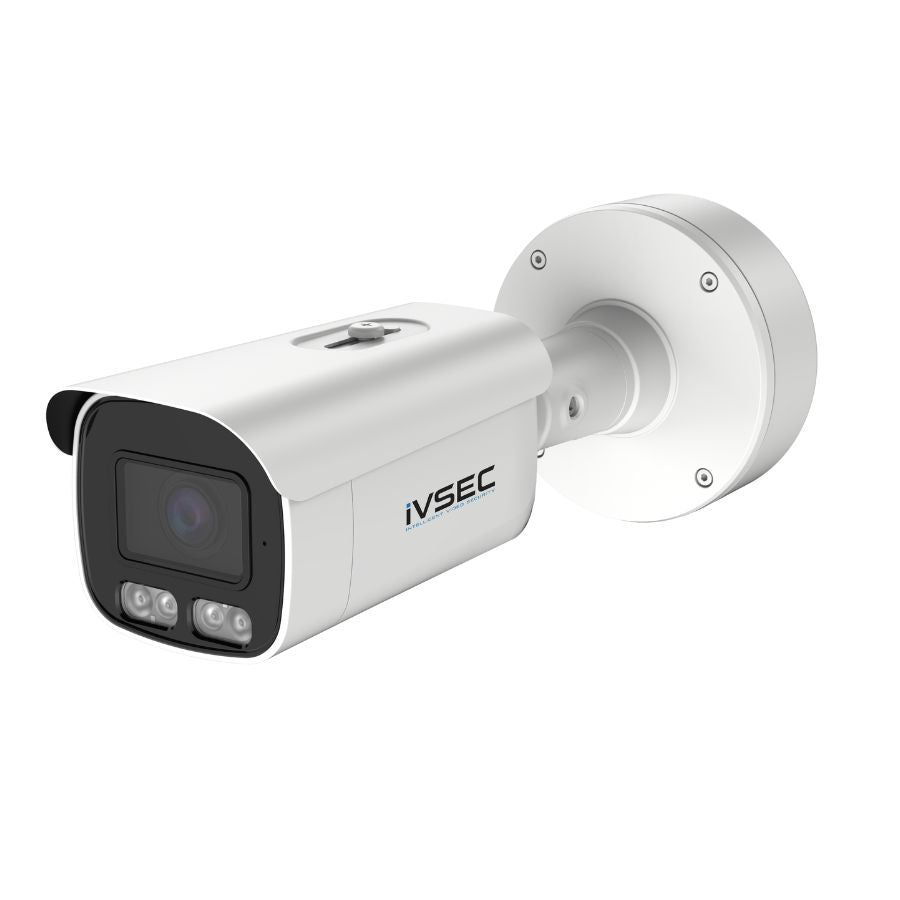 Ivsec Bullet IP Camera 8MP 8MM-32MM Motorised Lens 30FPS POE IP67 100M IR Ivs