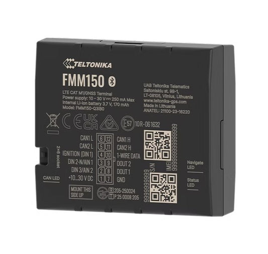 Teltonika FMM150 Advanced 4G LTE Cat M1 GPS tracker with integrated CAN data