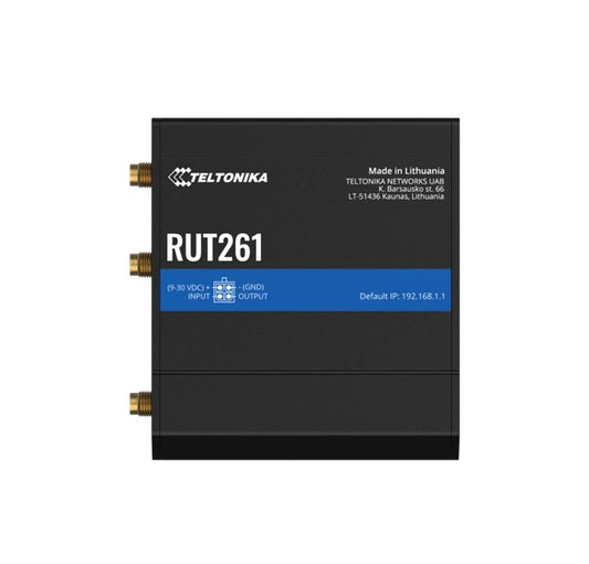 Teltonika RUT261 Industrial Cellular Cat 6 Router, Instant LTE Failover