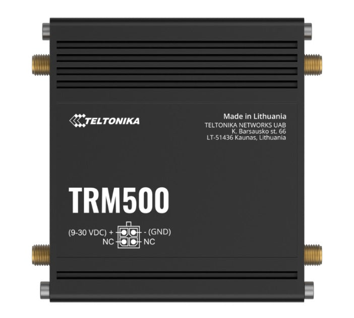 Teltonika TRM500 Industrial Cellular Modem, 5G (3.4 Gbps) & 4G (Cat19), with USB Type-C, PSU included