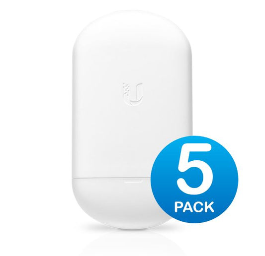 Ubiquiti NanoStationAC - 5GHz airMax AC Radio - 5 Packï¼Œ450+ Mbps Throughput,