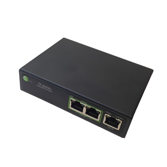 Tycon Power, TP-SW3G, 3 Port GigE 802.3af/at PoE Unmanaged Switch, 802.3af/at