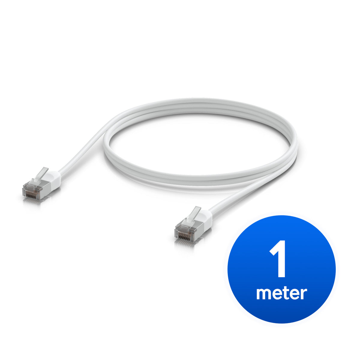 Ubiquiti UniFi Premium Patch Cable Outdoor, 1M, White, Ultra-thin, Rugged