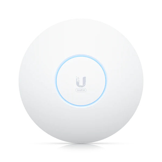 Ubiquiti UniFi U6-Enterprise WiFi 6E 4x4 MIMO PoE+ Access Point,140m Coverage,600+ Device&2.5GbE Uplink, Ceiling Mount,For High-Density