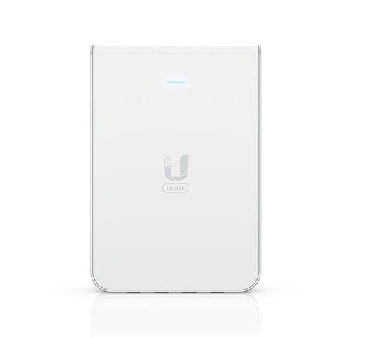 Ubiquiti UniFi Wi-Fi 6 In-Wall Wall-mounted Access Point with a Built-in PoE Switch,115 mÂ²  Coverage