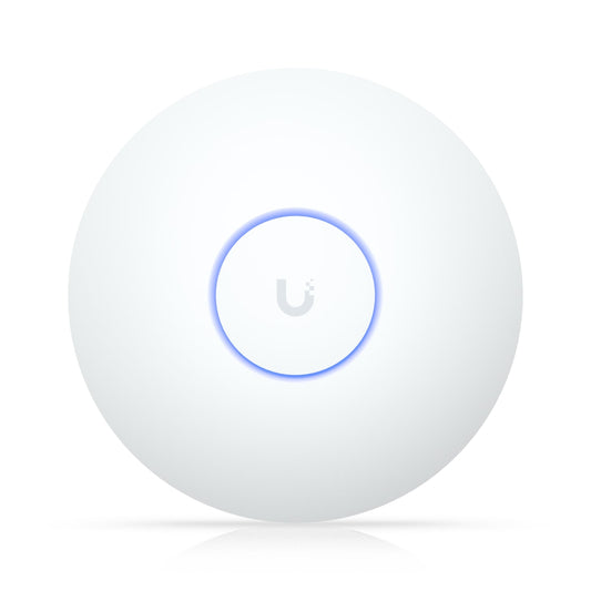 Ubiquiti U7 Long-Range, Compact, Ceiling-mount WiFi 7 AP, 5 Spatial Streams, Extended Signal Range, Cover Up to160mÂ², 300+ Devices, Uplink 2.5GbE
