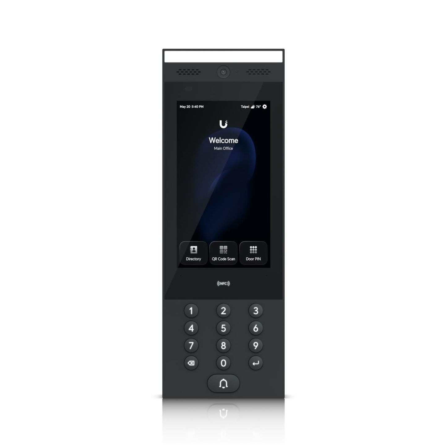Ubiquiti G3 Intercom, Indoor/Outdoor Intercom Terminal For Managing Residential & Commercial Building Entry Requests With Touch Pass Support