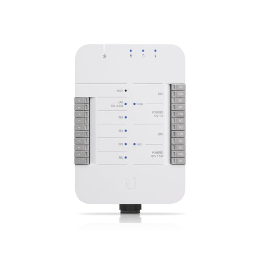 Ubiquiti UniFi Access Door Hubï¼ŒSingle Door Entry Mechanismï¼ŒPoE Power, Support UA-LITE& UA-PRO,Four Inputs &12v Dry Relays for Most Door Lock