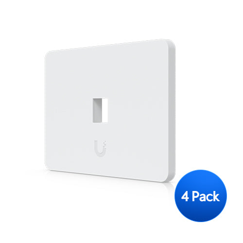 Ubiquiti Universal Paintable Keystone Wall Plate, 4-Pack, Universal Keystone