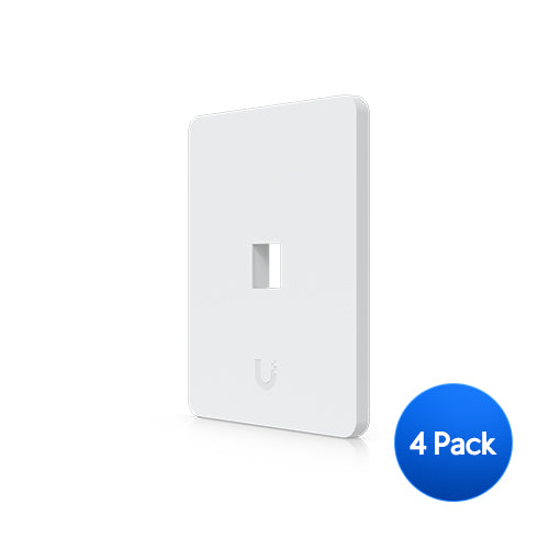 Ubiquiti Universal Paintable Keystone Wall Plate, 4-Pack, Universal Keystone