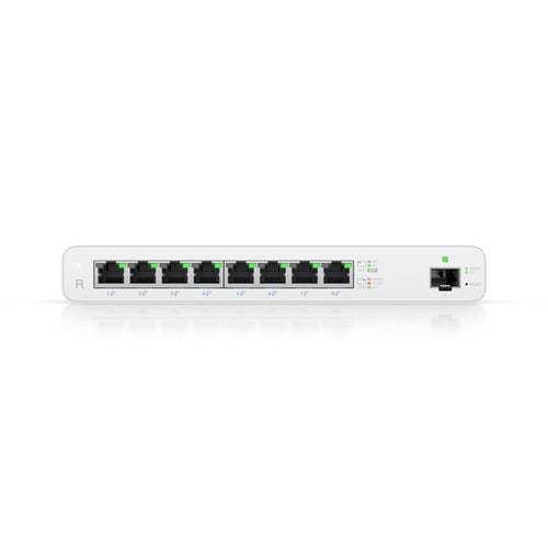 Ubiquiti UISP Router, Cloud Managed 8 GbE Port Router, 27V Passive PoE, 1x 1Gbps SFP, Built in Traffic Shaping, 110W PoE Availability,