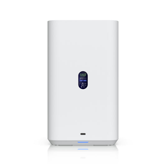 Ubiquiti UNAS 2, White, UniFi Network Attached Storage (2) 3.5' HDD Bays, 2.5 GbE Networking, USB-C Connectivity, Included PoE++ Adapter, Compact Foot