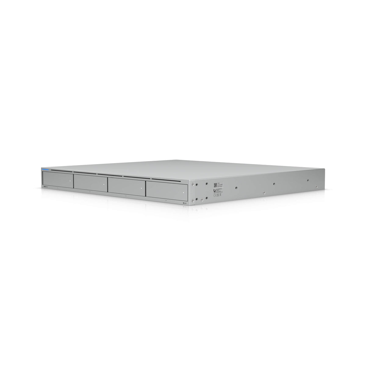 Ubiquiti UNAS Pro 4, 1U Rack-Mount NAS(4) 2.5/3.5'HDD Bays(2) M.2NVMe SSD, Fast