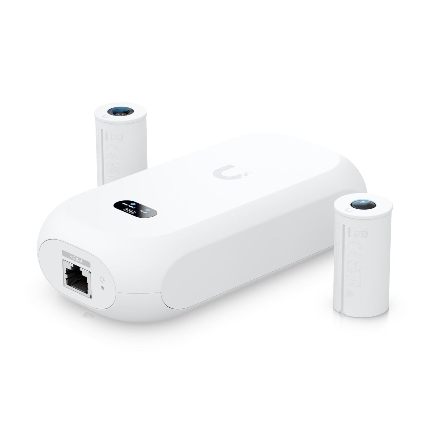 Ubiquiti Camera 8MP Wide Angle Lens (97.5Ëš H), 12MP Fisheye 360Ëš Lens, Colour LCM Display For Device Status Monitoring
