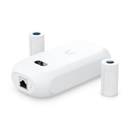 Ubiquiti Camera 8MP Wide Angle Lens (97.5Ëš H), 12MP Fisheye 360Ëš Lens, Colour LCM Display For Device Status Monitoring