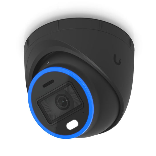 Ubiquiti AI Turret, Black, All-weather,Vandal-proof 4K PoE+ Turret Camera, Enhanced AI Capabilities & IR, Visible LEDs for Night Vision,Incl