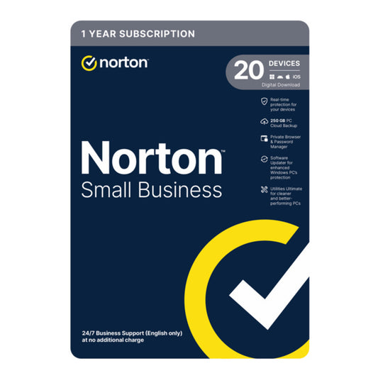 Norton Small Business 1 User 20 Devices 1 Year