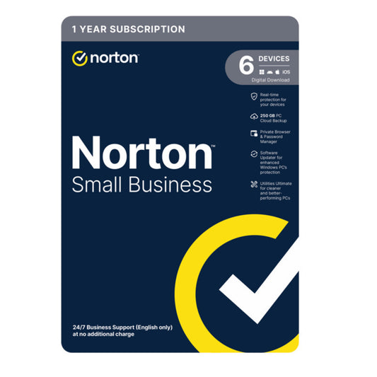 Norton Small Business 1 User 6 Devices 1 Year