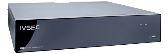 IVSEC NR6256EXA NVR 256 CHANN ELS 2 ETHERNET PORTS 16 BAYS  H265  4 BY 4K HDMI ADV IVS