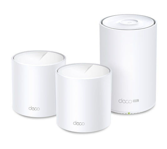 (E)TP-Link Deco X50-DSL(3-pack) AX3000 VDSL Whole Home Mesh WiFi 6 Router, 574