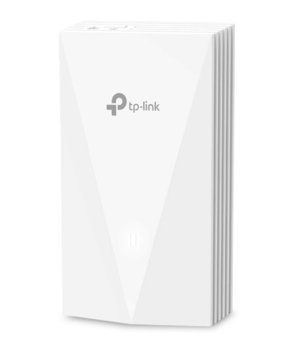 TP-Link EAP655-Wall Omada AX3000 Wall Plate WiFi 6 Access Point, 574Mbps at  2.4 GHz + 2402 Mbps at 5 GHz, 2× Internal Antennas