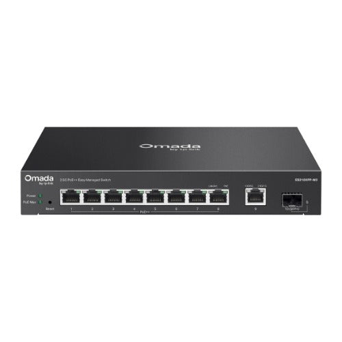 TP-Link ES210XPP-M2 Omada 8-Port 2.5G + 2-Port 10G Easy Managed Switch with