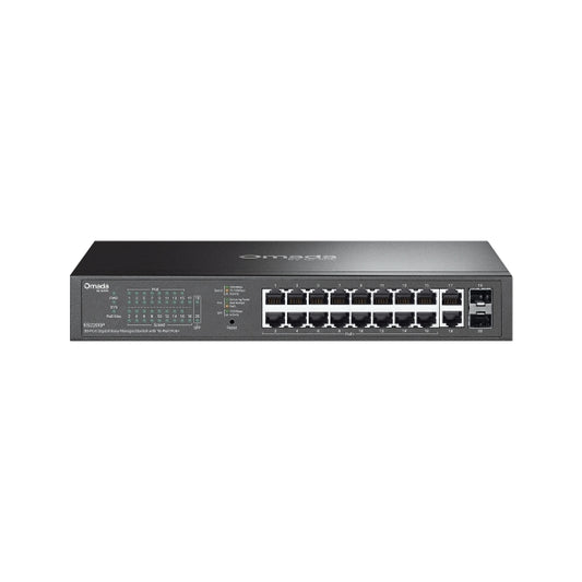 TP-Link ES220GP Omada 20-Port Gigabit Easy Managed Switch with 16-Port PoE+