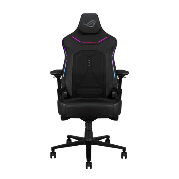 ASUS ROG Courser Gaming Chair - Black, Aura RGB, Dynamic Recline, 4D Armrests