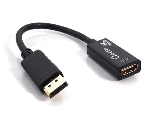 Just You PC Oxhorn DisplayPort DP to HDMI Male to Female Adapter 4K@30Hz