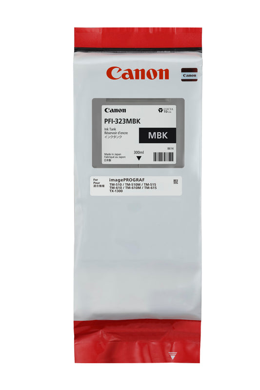 Canon PFI-323MBK - Matte Black Ink For TM510/610 Range - 300ML