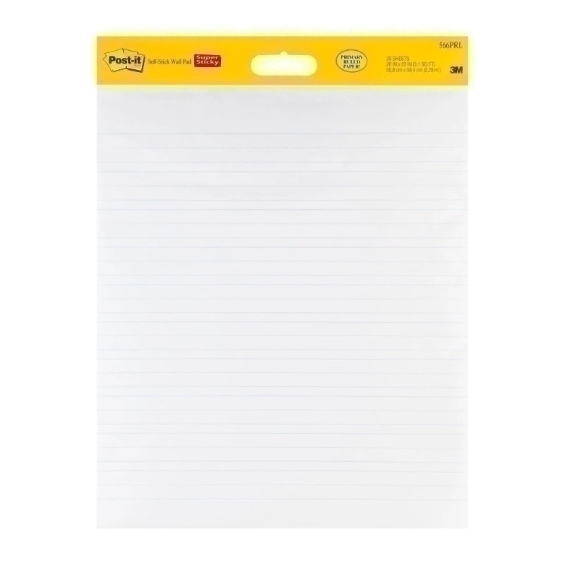 Post-It Ruled Wall Pad Pk2