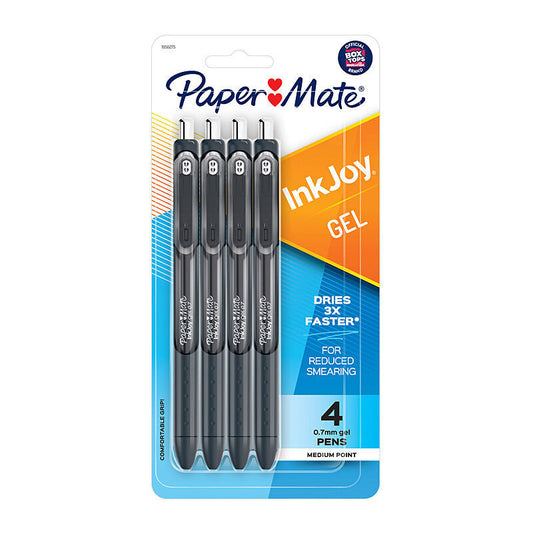 Paper Mate PM InkJoy Gel .07 Blk Pk4 Bx6
