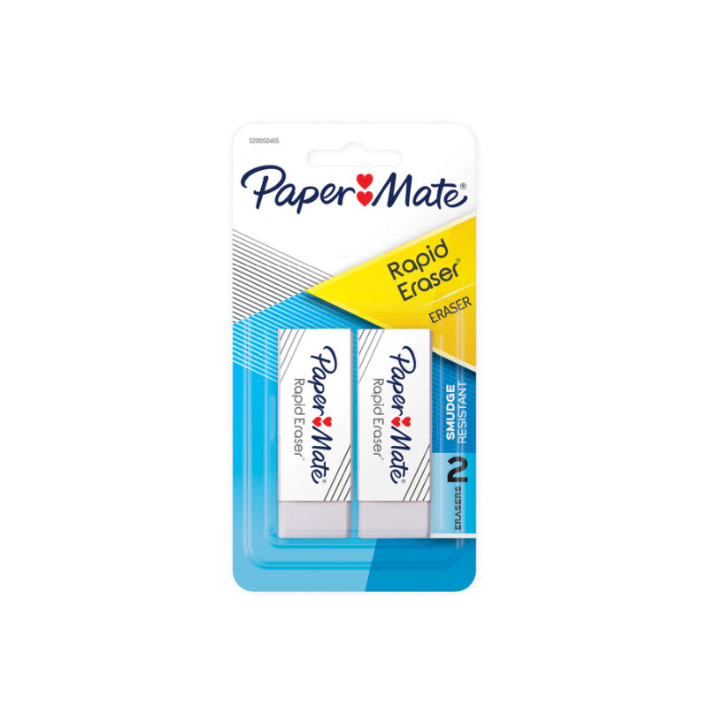 PM Rapid Erase Eraser Pk2 Bx12