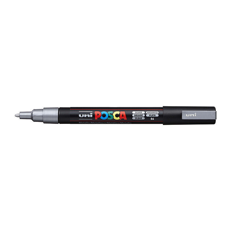 Posca PC-3M Fine Blt Mrkr Slvr
