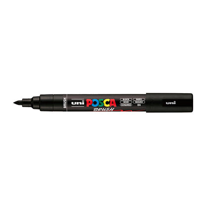 Posca Medium Brush Tip Black