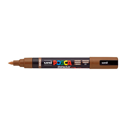 Posca Medium Brush Tip Brown