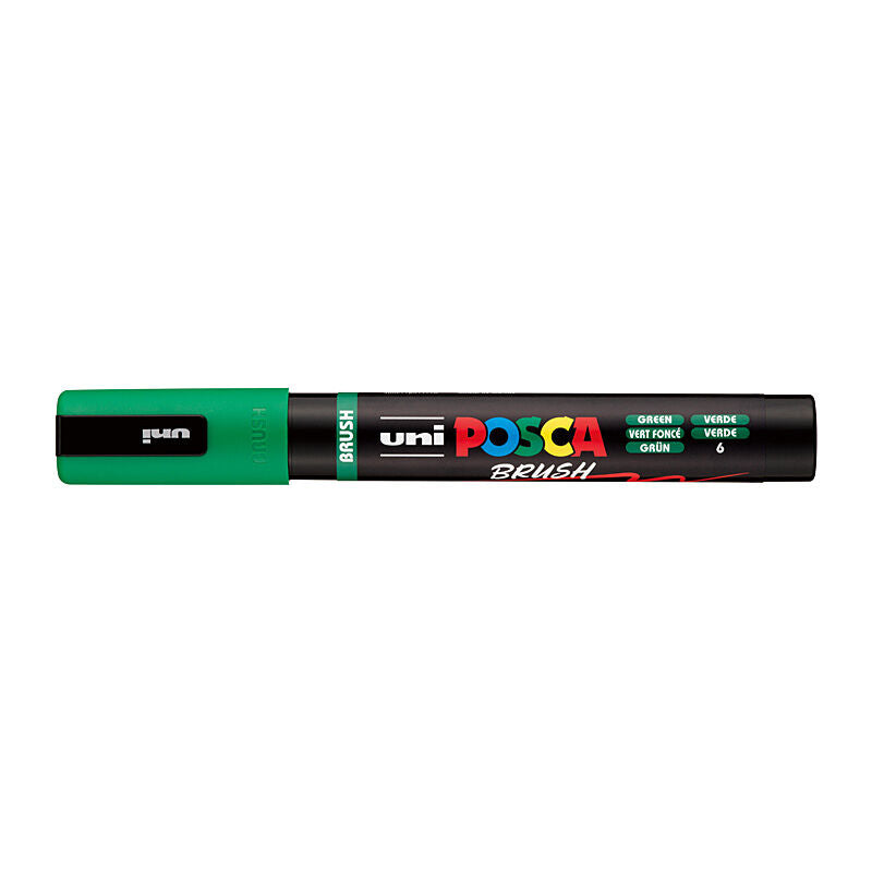 Posca Medium Brush Tip Green