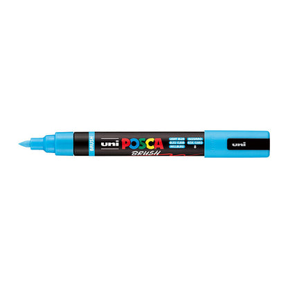 Posca Medium Brush Tip Lt Blue