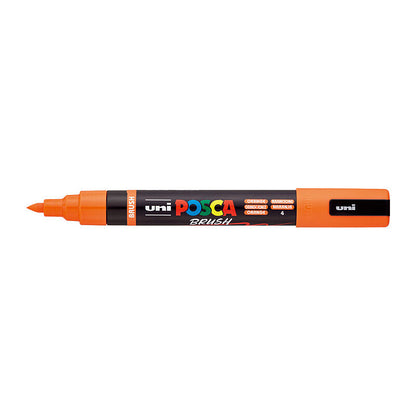 Posca Medium Brush Tip Orange