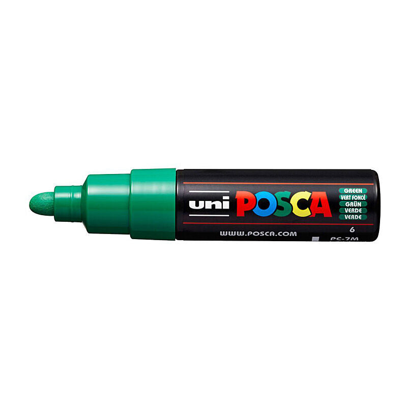 Posca PC-7M Bold Bullet Green