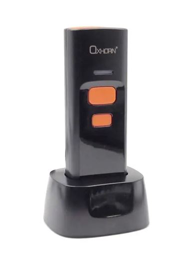 Just You PC Oxhorn Mini Wireless 2.4G Bluetooth 5.0 2D Barcode Scanner