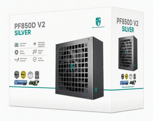 DeepCool PF850D V2 850W Gamer Storm 80+ Silver/Cybenetics Non-Modular ATX Power