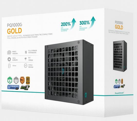 DeepCool PQ1000G 1000W Gamer Storm 80+ Gold/Cybenetics Fully Modular ATX Power