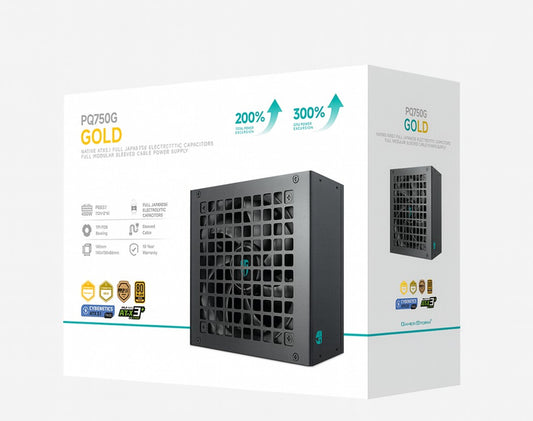DeepCool PQ750G 750W Gamer Storm 80+ Gold/Cybenetics Fully Modular ATX Power
