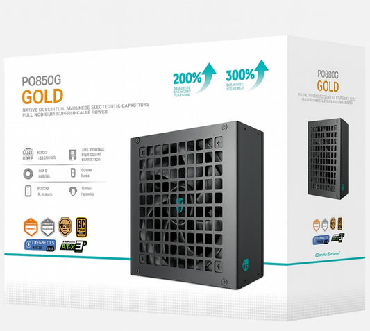 DeepCool PQ850G 850W Gamer Storm 80+ Gold/Cybenetics Fully Modular ATX Power