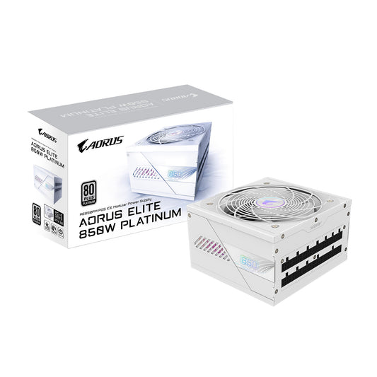 Gigabyte GP-AE850PM PG5 ICE 850W PSU Power Supply, ATX 60-50 Hz 850W 120mm Fan