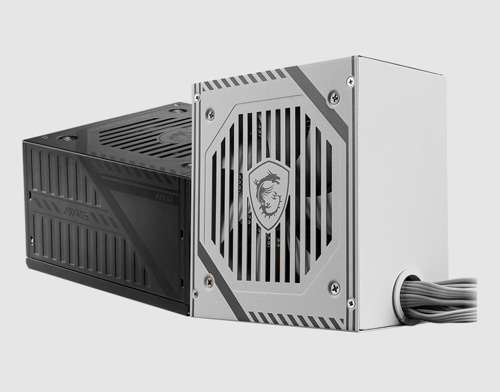 MSI MAG A650BNL WHITE 650W Power Supply, 80 PLUS Bronze, up to 85% Efficiency, Active PFC, OCP / OVP / OPP / SCP