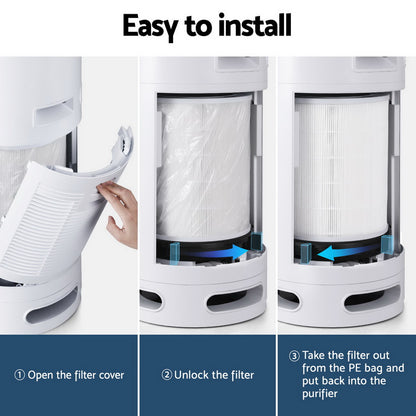 Devanti Air Purifier 4 Layers HEPA Replacement Filter