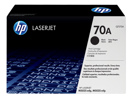 HP 70A BLACK TONER 15000 PAGE YIELD FOR LJ M5025 & M5035