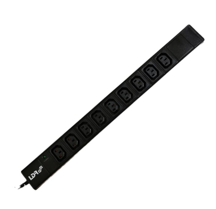 LDR 9‑Port 10A IEC C13 Power Distribution Unit(PDU),AU Approved,1U Vertical